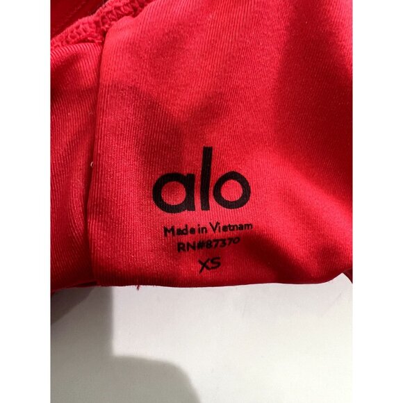 NWOT ALO Yoga United Long Bra in Scarlet - Picture 4 of 4